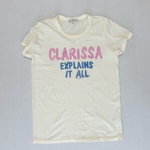 Junk Food CLARISSA EXPLAINS IT ALL Tee Shirt Size Juniors L